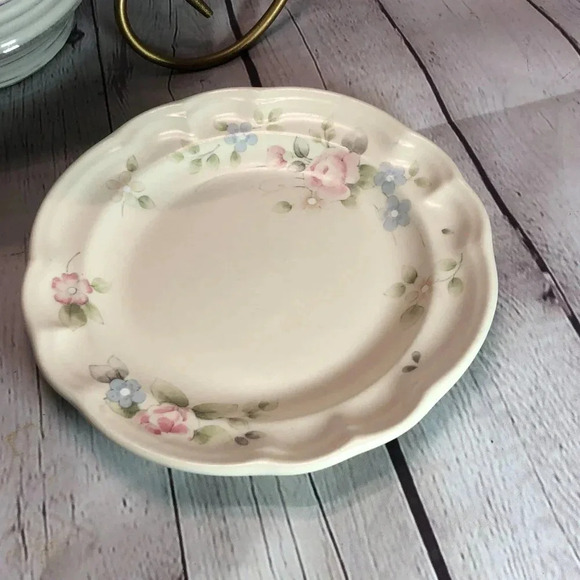 Pfaltzgraff stoneware tea rose salad plate - Picture 2 of 4